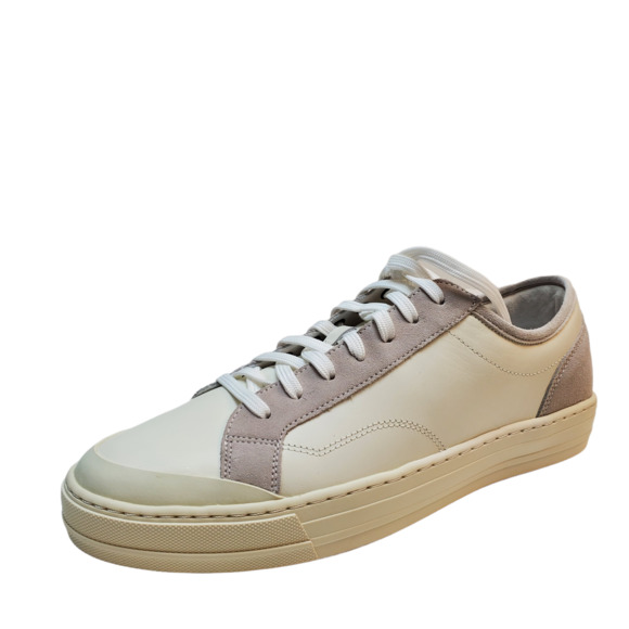 Vince Mens Casual Shoes Wescott Leather Lace Up Fashion Sneakers White 8M